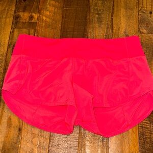 lululemon athletica Bright Pink Athletic Shorts